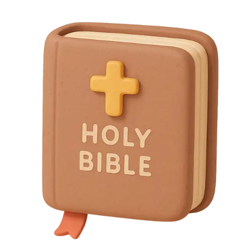 Faithfluencer girl illustrated Holy Bible